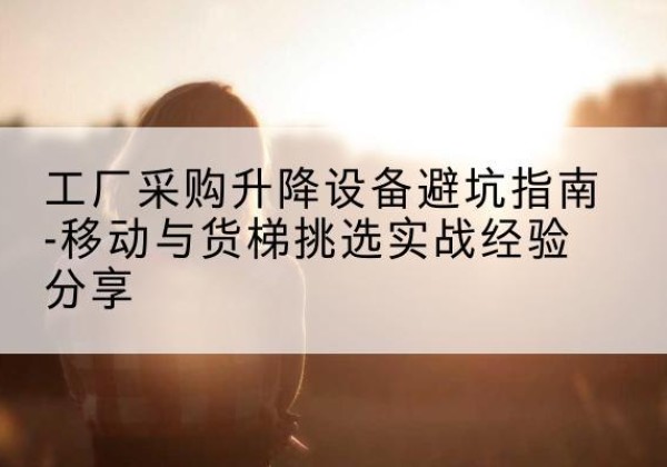 青县移动式升降机怎么选-工厂采购升降设备避坑指南-移动与货梯挑选实战经验分享