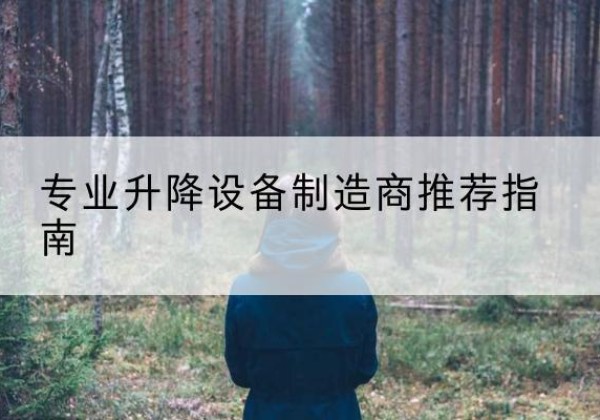 青县电动剪叉升降平台厂家-专业升降设备制造商推荐指南